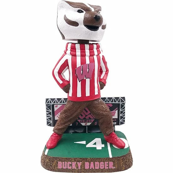 Best deal ๐ฅฐ Unbranded FOCO Wisconsin Badgers Mascot Scoreboard Bobblehead ๐ - Image 2