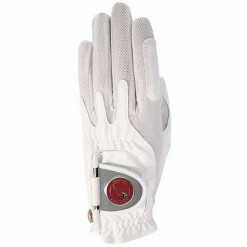 New 🤩 Unbranded 👩 Women's White Arizona Cardinals Left Hand Golf Glove & Ball Marker 🥰