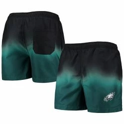 Buy 🔥 Unbranded Men's FOCO Black/Midnight Green Philadelphia Eagles Dip-Dye Swim Shorts 👏