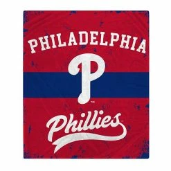 Discount ⭐ Unbranded Philadelphia Phillies Retro Stripe Flannel Fleece Blanket ✨