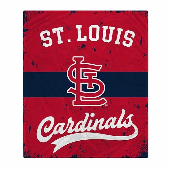 Buy ๐ Unbranded St. Louis Cardinals Retro Stripe Flannel Fleece Blanket ๐งจ