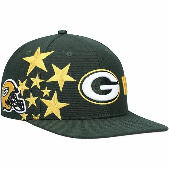 Promo ๐ Unbranded Men's Pro Standard Green/Pink Green Bay Packers Stars Snapback Hat ๐