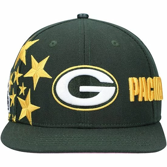 Promo ๐ Unbranded Men's Pro Standard Green/Pink Green Bay Packers Stars Snapback Hat ๐ - Image 3