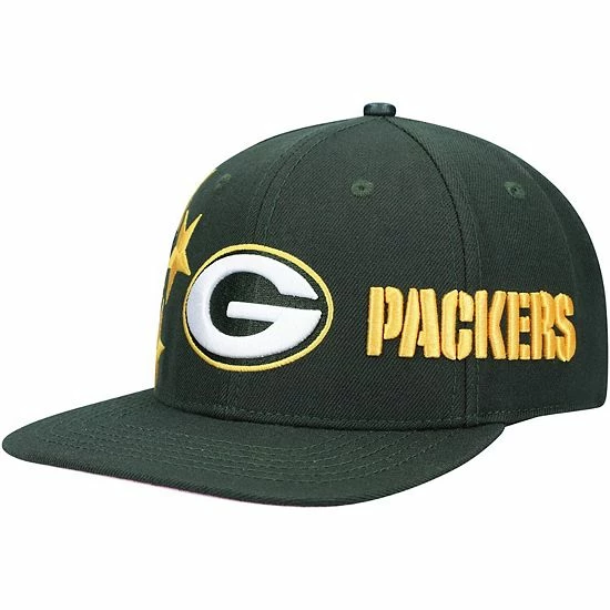 Promo ๐ Unbranded Men's Pro Standard Green/Pink Green Bay Packers Stars Snapback Hat ๐ - Image 4