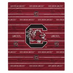 Flash Sale 🌟 Unbranded South Carolina Gamecocks 60'' X 80'' Logo Stripe Flannel Fleece Blanket 💯