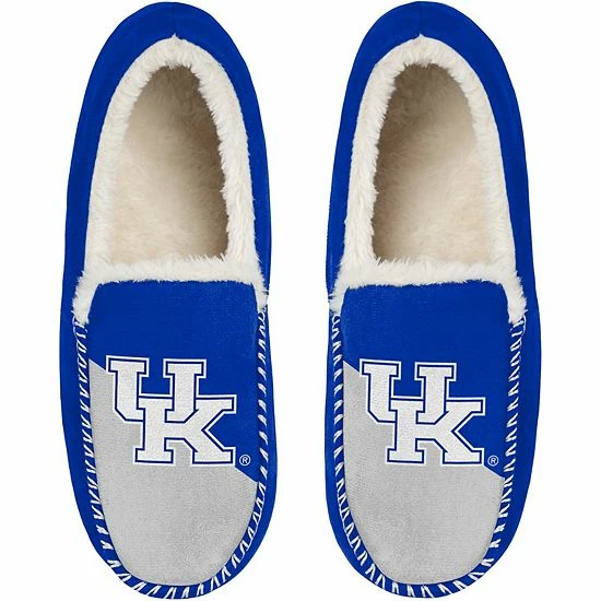 Buy โ๏ธ Unbranded Men's FOCO Kentucky Wildcats Colorblock Moccasin Slippers ๐ - Image 2