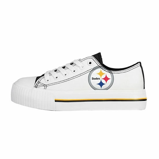 Discount ✨ Unbranded 👩 Women's FOCO Pittsburgh Steelers Platform Canvas 👟 Shoes 🎉 - Image 4