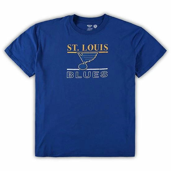 Promo 😍 Unbranded Men's Concepts Sport Blue St. Louis Blues Big & Tall Lodge T-Shirt & Pants Sleep Set ✨ - Image 3