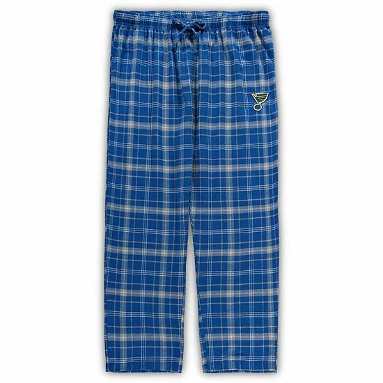Promo 😍 Unbranded Men's Concepts Sport Blue St. Louis Blues Big & Tall Lodge T-Shirt & Pants Sleep Set ✨ - Image 4