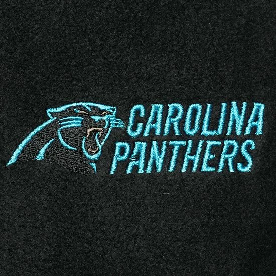 Coupon ๐งจ Unbranded Men's Black Carolina Panthers Houston Fleece Full-Zip Vest ๐ - Image 5