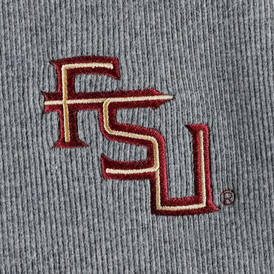 Cheapest โ๏ธ Unbranded ๐ฉ Women's Gray Florida State Seminoles Harper Henley Long Sleeve T-Shirt ๐ - Image 5