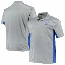 Brand new ⌛ Unbranded Men's Gray Kentucky Wildcats Big & Tall Team Polo ❤️
