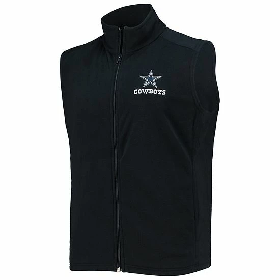 Discount ⭐ Unbranded Men's Dunbrooke Navy Dallas Cowboys Houston Fleece Full-Zip Vest 😍 - Image 3