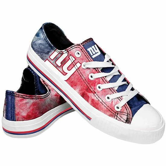 Top 10 🌟 Unbranded 👩 Women's FOCO New York Giants Big Logo Tie-Dye Canvas 👟 Sneakers ❤️
