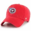Buy 👏 Unbranded Men's '47 Red Tennessee Titans Clean Up Alternate Adjustable Hat 👍