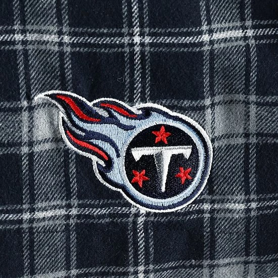 Cheap โญ Unbranded Men's Concepts Sport Navy/Gray Tennessee Titans Ledger Flannel Boxers ๐ - Image 5