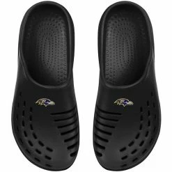 Outlet 😍 Unbranded Youth FOCO Black Baltimore Ravens Sunny Day Clogs 🎉
