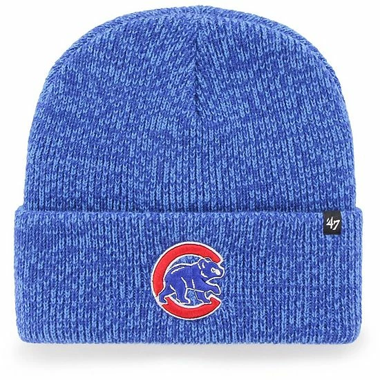 Promo ๐ฏ Unbranded Men's '47 Royal Chicago Cubs Brain Freeze Cuffed Knit Hat ๐งจ