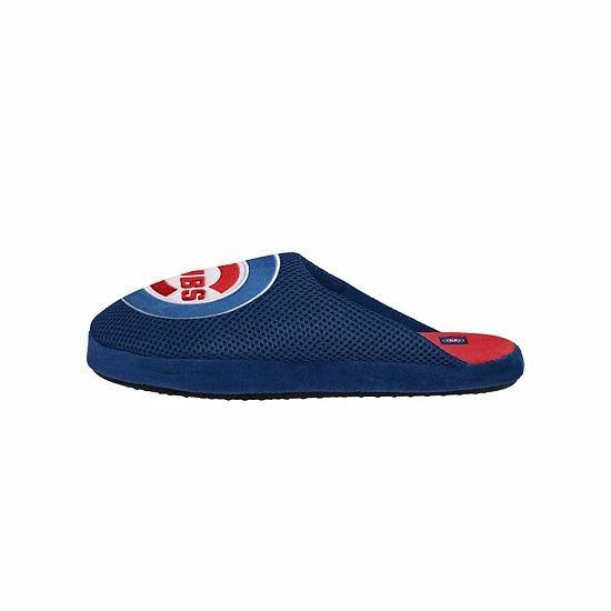 Promo 😉 Unbranded Men's FOCO Chicago Cubs Big Logo Colorblock Mesh Slippers 🥰 - Image 3