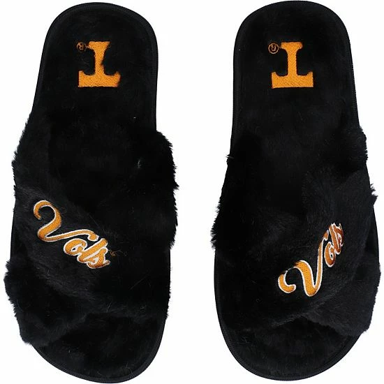 Promo ❤️ Unbranded 👩 Women's FOCO Tennessee Volunteers Script Cross Slide Slippers 🤩
