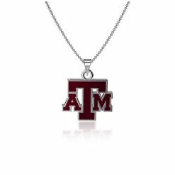 Best Pirce ⌛ Unbranded Dayna Designs Texas A&M Aggies Enamel Pendant Necklace ❤️