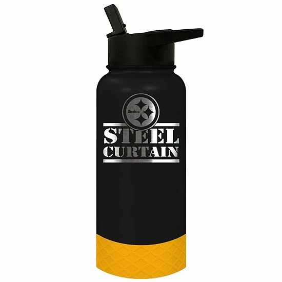 New 😉 Unbranded Pittsburgh Steelers Rally Thirst Water Bottle ⭐