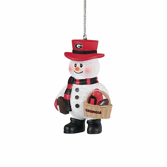 Budget 🌟 Unbranded FOCO Georgia Bulldogs Snowman Basket Ornament 🛒