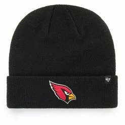 Cheapest 🛒 Unbranded Youth '47 Black Arizona Cardinals Basic Cuffed Knit Hat 🌟