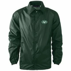 Best Pirce 🌟 Unbranded Men's Green New York Jets Coaches Classic Raglan Full-Snap Windbreaker Jacket 🛒