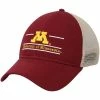 Outlet ❤️ Unbranded Men's The Game Maroon Minnesota Golden Gophers Split Bar Trucker Adjustable Hat ⭐