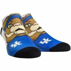 New 🧨 Unbranded Men's Rock Em 🧦 Socks Kentucky Wildcats Mascot Low Ankle 🧦 Socks ⭐
