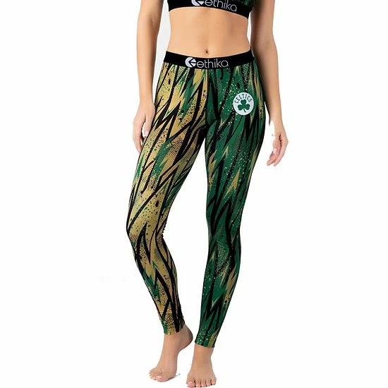 Coupon ๐ Unbranded ๐ฉ Women's Ethika Kelly Green/Gold Boston Celtics Classic Leggings โค๏ธ - Image 3