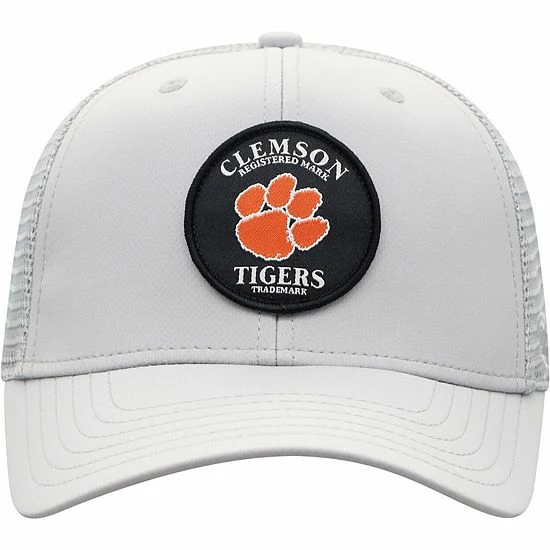 Wholesale 🔔 Unbranded Men's Top Of The World Gray Clemson Tigers Potter Circle Trucker Snapback Hat 👏 - Image 3