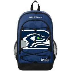 Best Pirce ❤️ Unbranded FOCO Seattle Seahawks Big Logo Bungee 🎒 Backpack 💯
