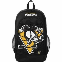 Hot Sale ✨ Unbranded FOCO Pittsburgh Penguins Big Logo Bungee 🎒 Backpack ✔️