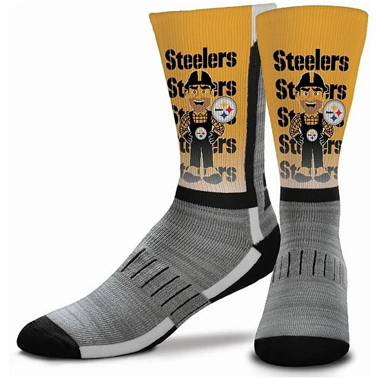 Best reviews of ๐ฅ Unbranded Youth For Bare Feet Pittsburgh Steelers Mascot V-Curve Crew ๐งฆ Socks ๐งจ