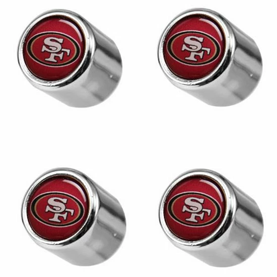 Deals 🥰 Unbranded San Francisco 49ers Valve Stem Covers ❤️ - Image 3