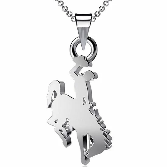 Best Sale ๐ Unbranded ๐ฉ Women's Dayna Designs Wyoming Cowboys Pendant Necklace ๐งจ - Image 2