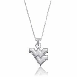 Best Sale ✔️ Unbranded 👩 Women's Dayna Designs West Virginia Mountaineers Pendant Necklace 🤩