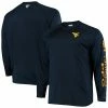 Cheap 💯 Unbranded Men's Columbia Navy West Virginia Mountaineers Big & Tall Terminal Tackle Long Sleeve Omni-Shade T-Shirt 😍