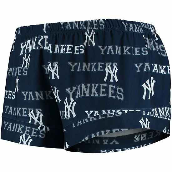Outlet ๐ฅ Unbranded ๐ฉ Women's Concepts Sport Navy New York Yankees Fairway ๐ Shirt & Shorts Sleep Set ๐งจ - Image 3