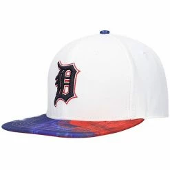 Coupon ⭐ Unbranded Men's Pro Standard White Detroit Tigers Dip-Dye Snapback Hat 🌟