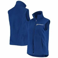 Deals ⌛ Unbranded 👩 Women's Los Angeles Rams Royal Houston Fleece Full-Zip Vest ❤️