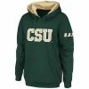 Promo ✔️ Unbranded 👩 Women's Stadium Athletic Green Colorado State Rams Big Logo Pullover Hoodie 🎉