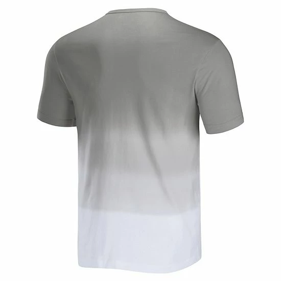 Flash Sale 💯 Unbranded Men's NFL X Darius Rucker Collection By Fanatics Silver/White Las Vegas Raiders Dip Dye Pocket T-Shirt ✨ - Image 4