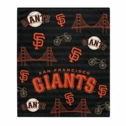 Cheapest ✔️ Unbranded San Francisco Giants 60'' X 70'' Hometown Logo Fleece Blanket 🧨