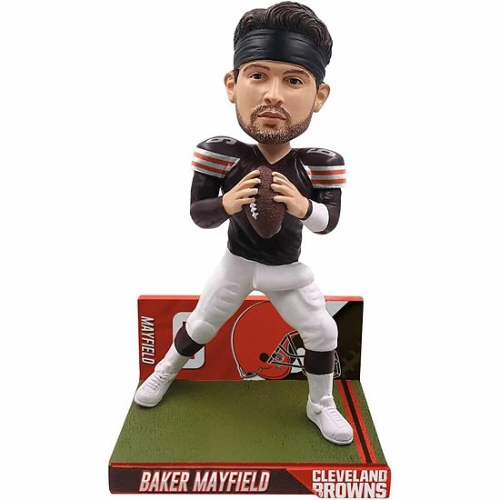 Promo ⌛ Unbranded FOCO Baker Mayfield Cleveland Browns Big Ticket Series Bobblehead 🛒