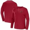 Hot Sale 😍 Unbranded Men's NFL X Darius Rucker Collection By Fanatics Cardinal Arizona Cardinals Slub Jersey Henley Long Sleeve T-Shirt 🔔