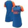 New 🎁 Unbranded 👩 Women's Concepts Sport Royal/Orange Florida Gators Raglan V-Neck Nightshirt 🤩