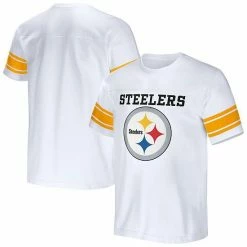 Top 10 😀 Unbranded Men's NFL X Darius Rucker Collection By Fanatics White Pittsburgh Steelers Football Striped T-Shirt 🌟
